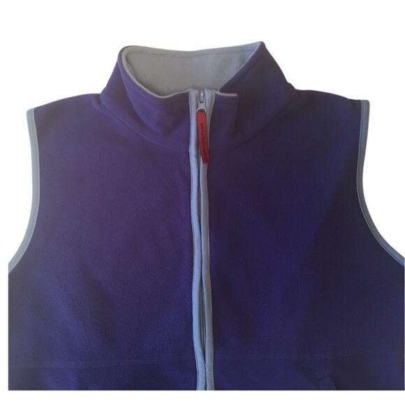 Northern Reflections Vest Fleece Purple Blue Full Zip Medium - Picture 4 of 4